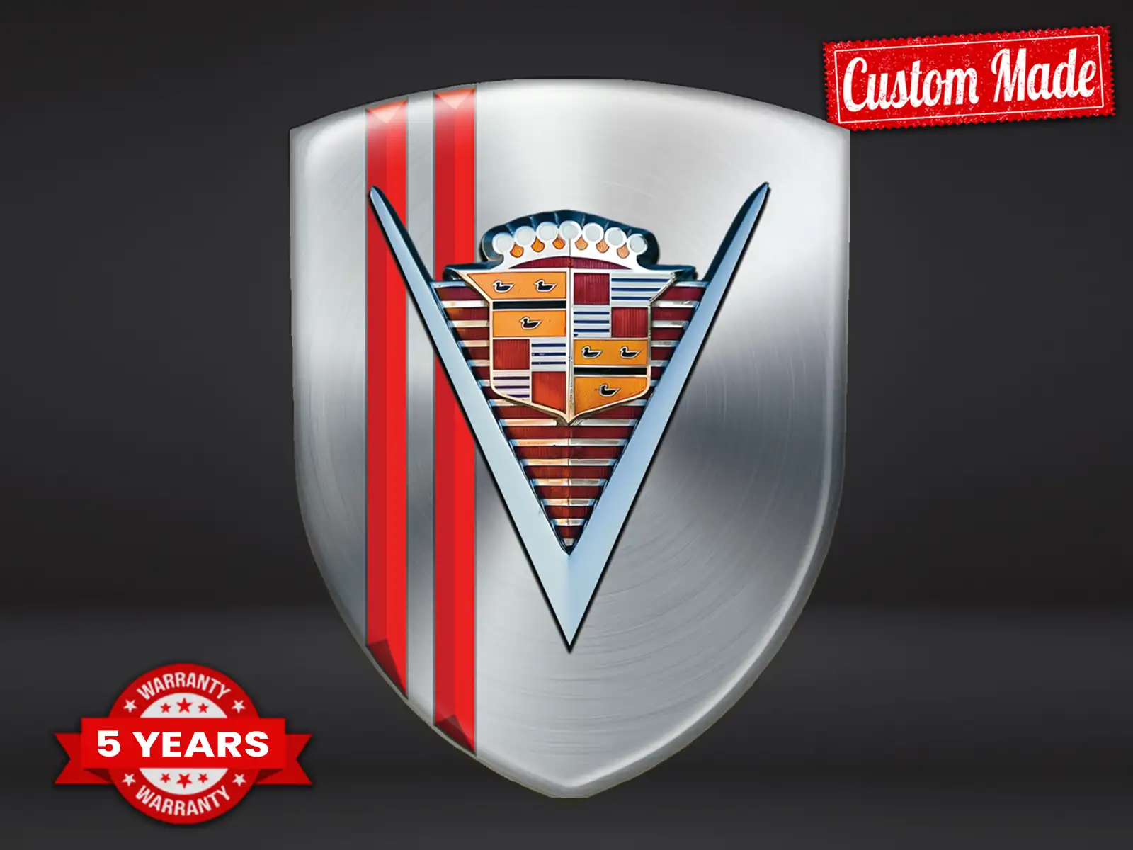 Cadillac Vinylaufkleber Auto Robust Stern Exklusiv